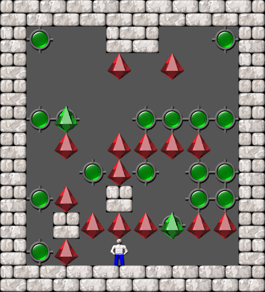 Сокобан Bugs collection 2 уровень 74